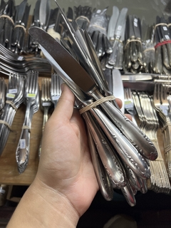 12 Cuchillos Postre/Grandes ~ Ac. Inox Gamuza - tienda online