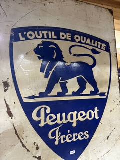 Cartel, Peugeot - Antiguedades JOE