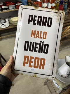 Cartel Perro, Nuevo - comprar online