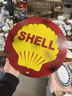 Cartel, Shell, Pintado a Mano - comprar online