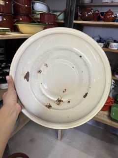 Palangana Enlozada (39cm) - Antiguedades JOE