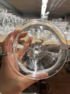 12 Copas de Vidrio Talladas - tienda online