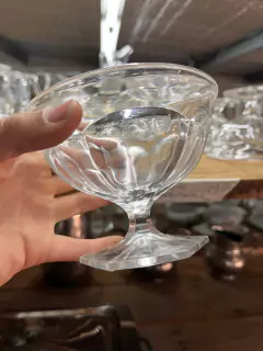 12 Copas de Vidrio Talladas - comprar online