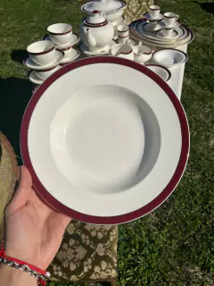 10 Platos Hondos ~ Loza Inglesa - comprar online