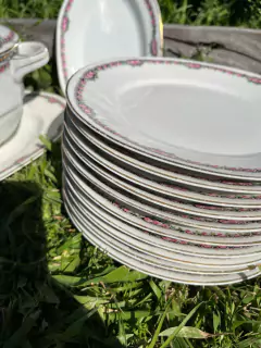 12 Platos Playos ~ Porcelana Bavaria - tienda online