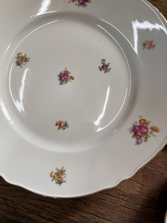 12 Platos Playos ~ Porcelana Verbano - tienda online