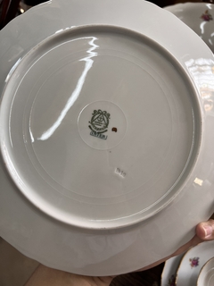12 Platos Playos ~ Porcelana Verbano