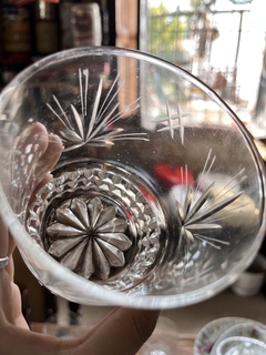 6 Vasos Whisky de Vidrio Tallados - comprar online