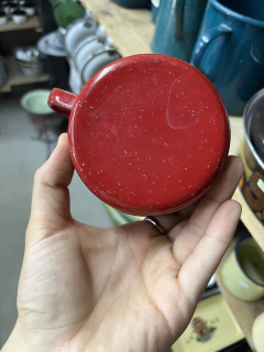 Taza Enlozada - Antiguedades JOE