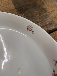 Fuente Oval ~ Sajonia SemiPorcelana - Antiguedades JOE