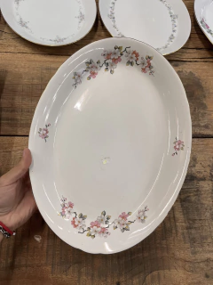 Fuente Oval ~ Sajonia SemiPorcelana