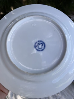 8 Platos Playos ~ Porcelana Checoslovaca - Antiguedades JOE