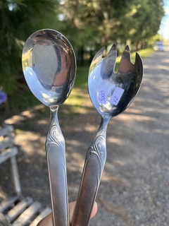 Cuchara y Tenedor para Servir ~ Ac. Inox. - comprar online