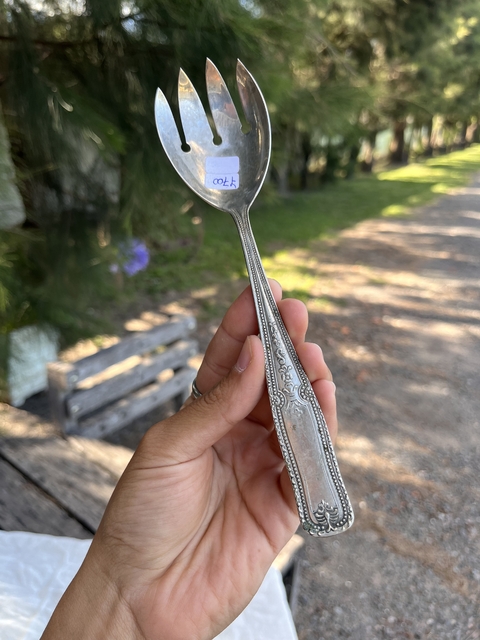 Cuchara Tenedor de Servir ~ Alpaca