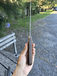 Cuchilla con Cabo de Madera en internet