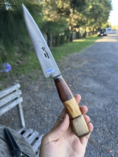 Cuchilla con Cabo de Asta, Madera y Vaina en internet