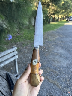 Cuchilla con Cabo de Asta, Madera y Vaina