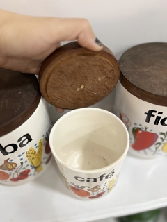 Tarro de Ceramica - Té - Antiguedades JOE