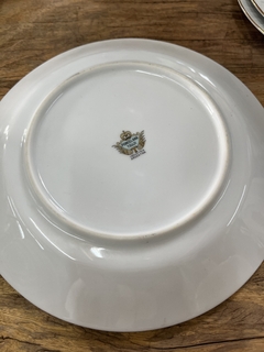 12 Platos Postre Porcelana Tsuji - tienda online