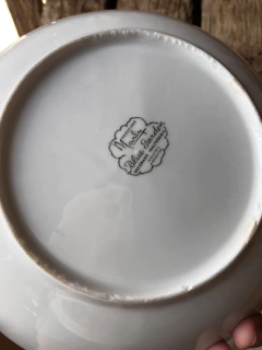 9 Platos Hondos ~ Porcelana Marly Blue Garden - tienda online