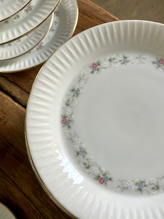 12 Platos Postre ~ Porcelana Tsuji - tienda online
