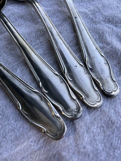 4 Cucharas Soperas Alpaca Trabajadas - comprar online