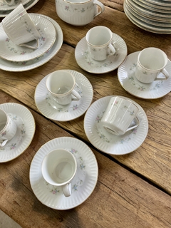 6 Duos de Cafe ~ Porcelana Tsuji en internet