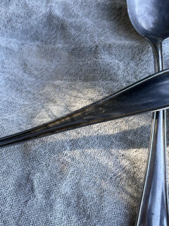 12 Cucharas Ac. Inox. Johnson Trabajadas - comprar online