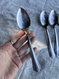 7 Cucharas Soperas Ac. Inox.