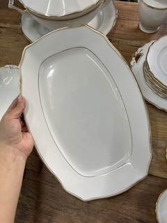 Fuente Oval Grande ~ Porcelana Alemana - Antiguedades JOE
