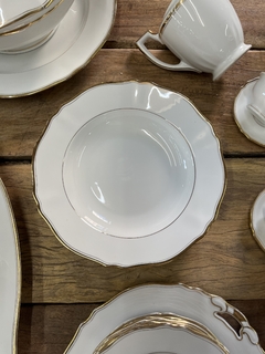 12 Platos Hondos ~ Porcelana Alemana - Antiguedades JOE