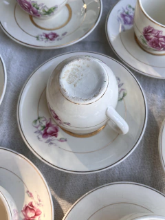 12 Duos de Café ~ Loza Nacional