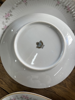 12 Platos Postre ~ Porcelana Tsuji - tienda online