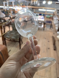 9 Copas de Vidrio Talladas - tienda online