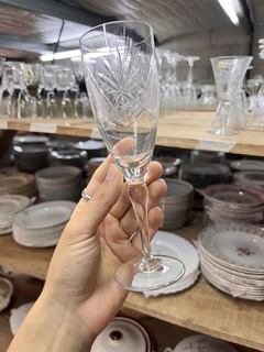 Imagen de 8 Copas de Vidrio Talladas