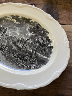 Imagen de Fuente Oval Grande ~ Loza Grindley Inglesa