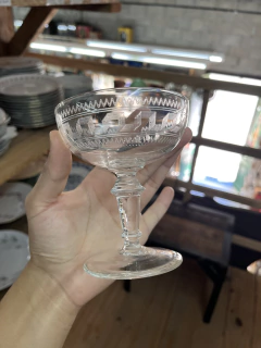 Imagen de 12 Copas de Cristal Talladas