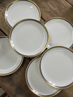 12 Platos Postre ~ Porcelana Royal Hartford - Antiguedades JOE