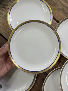 12 Platos Postre ~ Porcelana Royal Hartford