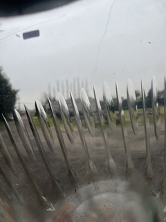 Imagen de Jarra de Vidrio Tallada c/Virola Metal