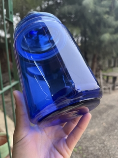 Frasco de Vidrio Azul - comprar online