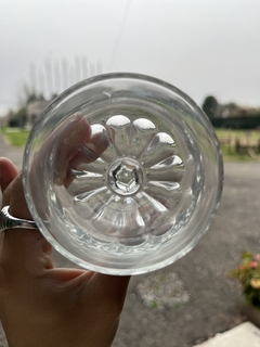 6 Copas de Cristal Talladas - tienda online