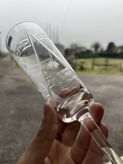 12 Copas de Vidrio Talladas Altas en internet
