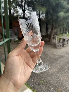 11 Copas de Cristal Talladas - tienda online