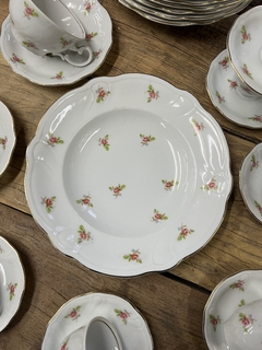 12 Platos Hondos ~ Porcelana Boulonge - comprar online