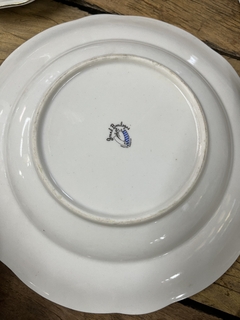 12 Platos Hondos ~ Porcelana Boulonge - comprar online