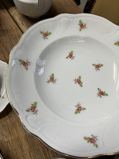12 Platos Hondos ~ Porcelana Boulonge en internet