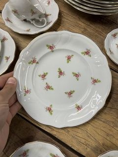 6 Platos Postre ~ Porcelana Boulonge - Antiguedades JOE