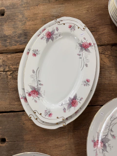 Fuente Oval Chica ~ Porcelana Tsuji