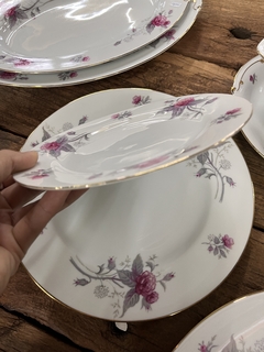 12 Platos Postre ~ Porcelana Tsuji - tienda online